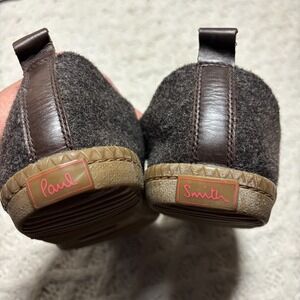 Designer Paul Smith Jeans‎ Wool Sneakers Felt Brown Solid Musa Low Shoes US 12